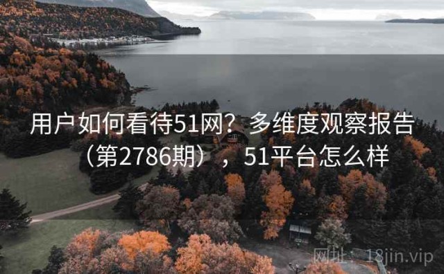 用户如何看待51网？多维度观察报告（第2786期），51平台怎么样
