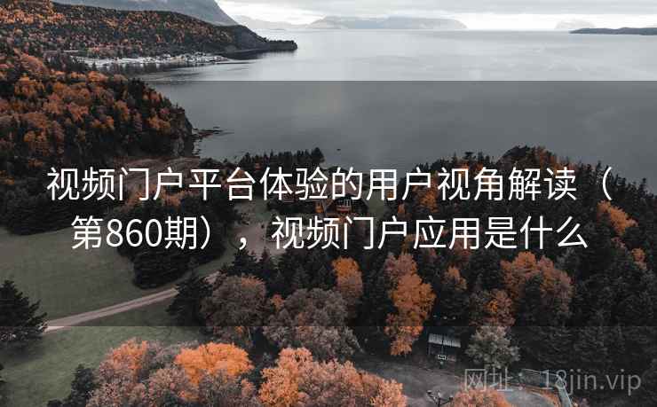 视频门户平台体验的用户视角解读（第860期），视频门户应用是什么