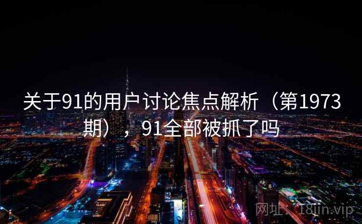 关于91的用户讨论焦点解析（第1973期），91全部被抓了吗