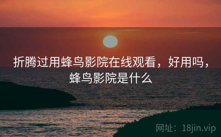 折腾过用蜂鸟影院在线观看，好用吗，蜂鸟影院是什么